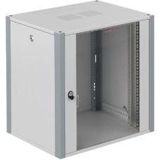 SYSMATRIX Шкаф коммутационный (WP 6612.710 ) настенный 12U 600x600мм пер.дв.стекл 2 бок.пан. 60кг серый 450мм 24кг 585мм IP20 металл