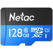 NETAC Карта памяти microSDXC 128 ГБ, Class 10, P500 Ultra, 1 шт., без адаптера [nt02p500ult-128g-s]