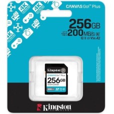 KINGSTON Флеш карта SDXC 256GB SDG4/256GB Canvas Go Plus V30 w/o adapter