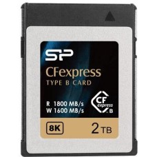 Карта памяти SILICON POWER Карта памяти CFexpress 2048 ГБ, 1800 МБ/с, SP002TBCFEB21V10, 1 шт., без адаптера