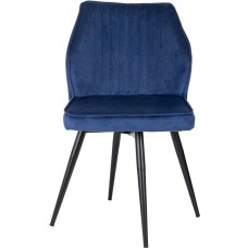 DOMFY Комплект стульев Милан/СП_2, 2шт, с поворотн. мех., на ножках, ткань, синий [дк-милан_1/сп/ит17_2]