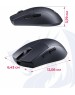 DEFENDER Мышь беспроводная Redragon K1ng 4K Pro (Король 4К Про) черный (USB/BT/2.4G, 26000dpi, 7but) (72211)