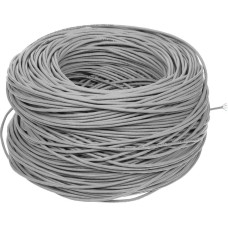 SUPRLAN Кабель сетевой информационный Standard 01-0328-9 кат.5E UTP 4 пары 24AWG PVC внутренний 305м серый