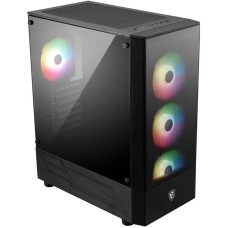 MSI Корпус MAG FORGE 112R черный без БП ATX 2x120mm 4x140mm 2xUSB3.0 audio bott PSU