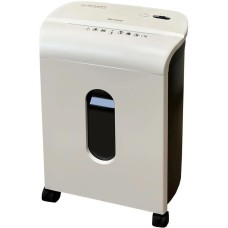 GLADWORK Шредер Harmony P-11C белый/черный (секр.P-4) фрагменты 11лист. 13.21лтр. скрепки скобы пл.карты