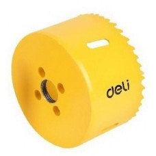 DELI Оснастка Коронка биметаллическая DH-SKK068-E1 диаметр 68мм, макс глубина сверления 38мм, шаг зубьев 4-6мм, 42CrMo+M3