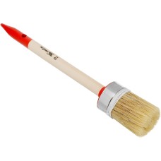 MTX Кисть круглая, Профи №10 (40 мм) натуральная щетина, деревянная ручка 82047