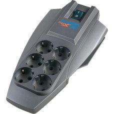 PILOT Сетевой фильтр X-Pro 3м (6 розеток) серый (коробка)