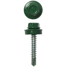 ЗУБР СКД 6002, 29 х 4.8 мм, зелёный лист, 400 шт (2,15 кг.), кровельный саморез, Профессионал (4-300315-48-029-6002)