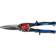 ЗУБР 290 мм, прямые удлинённые ножницы по металлу, Профессионал (23130-SL)