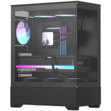 FORMULA Корпус Crystal Z1 Plus AR V2 черный без БП ATX 3x120mm 2x140mm 1xUSB2.0 1xUSB3.0 audio bott PSU