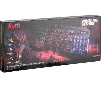 Клавиатура SMARTBUY (SBK-308G-K) RUSH Warrior 308 USB черный