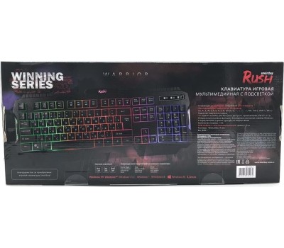 Клавиатура SMARTBUY (SBK-308G-K) RUSH Warrior 308 USB черный
