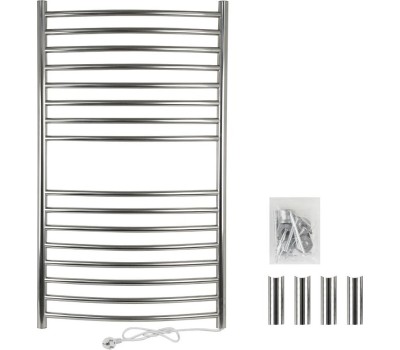 Полотенцесушитель электрический BRIMIX BK110 КЛАССИК-ПРЕМИУМ-ДУГА 1040х610х 105мм на 16 перекладин с сухим ТЭНом, 200W, T-50*C, из нерж/стали