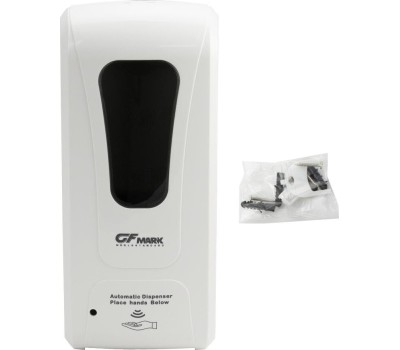 Дозатор сесорный GFMARK 718 Дозатор СЕНСОРНЫЙ, ПЕНА, пластик АБС, БЕЛЫЙ, большой, с окошком, 1000 мл