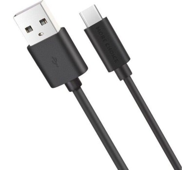 Кабель MORE CHOICE (4627151190785) K13a USB (m)-Type-C (m) 1.0м, черный