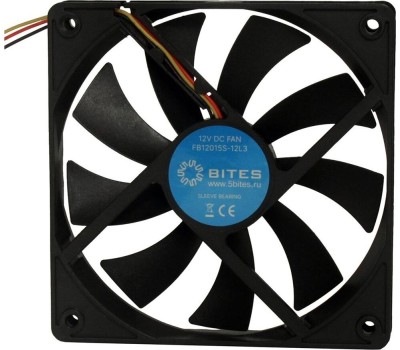 вентилятор 5BITES FB12015S-12L3 120X15 / SLEEVE / 1200RPM / 3P