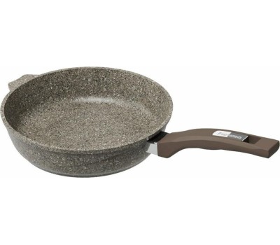 Сковорода МЕЧТА С26902 Premium (mokko) 26см с несъемн. ручкой и стекл. крышкой
