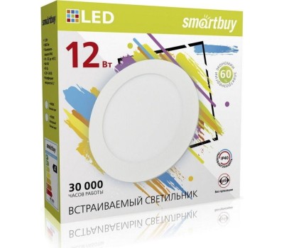 Светильник SMARTBUY (SBL-DL-12-65K) 12w/6500K
