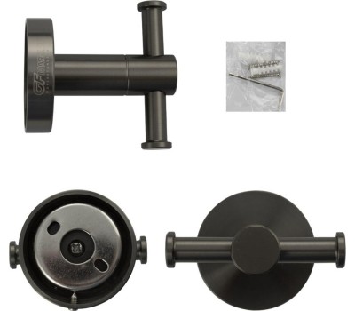 крючок GFMARK 78114 Крючок двойной ГРАФИТ