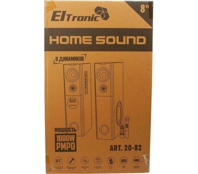 Акустика ELTRONIC (20-82) Home Sound черный - колонка 08