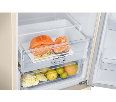 Холодильник с нижней морозильной камерой SAMSUNG RB37A5200EL/WT Бежевый, 387 л