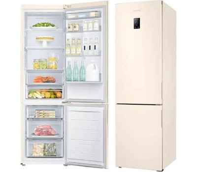 Холодильник с нижней морозильной камерой SAMSUNG RB37A5200EL/WT Бежевый, 387 л
