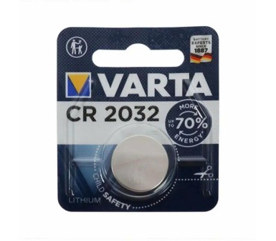 VARTA Батарея Electronics BL1 Lithium CR2032 (1шт) блистер