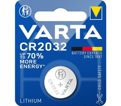 VARTA Батарея Electronics BL1 Lithium CR2032 (1шт) блистер