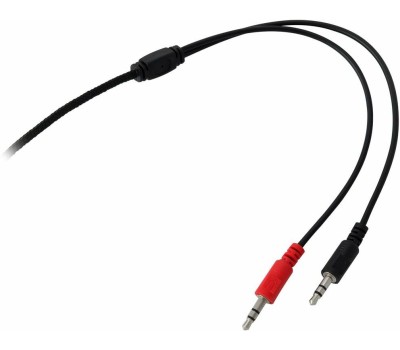 OKLICK Наушники с микрофоном Оклик HS-M200 черный 1.8м накладные оголовье (1532011)