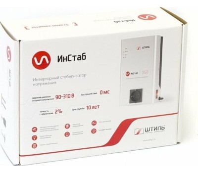 ШТИЛЬ Стабилизатор напряжения ИнСтаб IS350 300Вт 350ВА серый
