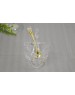 Икорница LEFARD 195-112 MUZA CRYSTAL ЛЕБЕДЬ с ложкой 11*7*8,5см