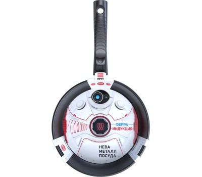 Сковорода НЕВА МЕТАЛЛ ПОСУДА 59026 Ферра Индукция а/пр литая 26см съемн/руч