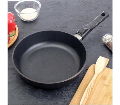 Сковорода НЕВА МЕТАЛЛ ПОСУДА 59026 Ферра Индукция а/пр литая 26см съемн/руч