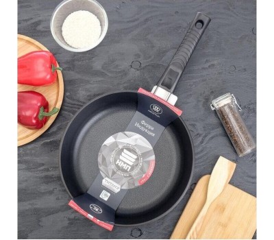 Сковорода НЕВА МЕТАЛЛ ПОСУДА 59026 Ферра Индукция а/пр литая 26см съемн/руч