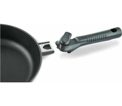 Сковорода НЕВА МЕТАЛЛ ПОСУДА 59026 Ферра Индукция а/пр литая 26см съемн/руч