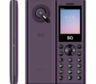 Телефон мобильный BQ 1858 Barrel Purple/Black