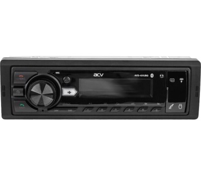 Автомагнитола ACV AVS-401UBG (1din/База 36мм/зеленая/Bluetooth/USB/TYPE-C/AUX/SD/FM/4*50)