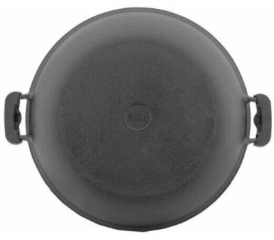 РОССИЯ 0036-4 Крышка-cковорода чугунная, 36 см, с двумя ручками