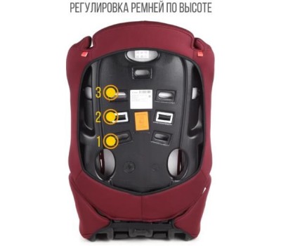 Детское автомобильное кресло ZLATEK KRES4137 ZL513 Basic разборное гр.I/II/III, бордо