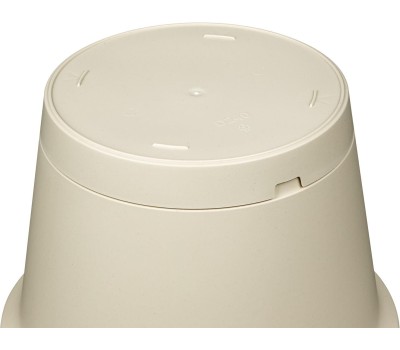 Горшок цветочный HOMVER Mint D240мм, 5л с поддоном (светло-бежевый) 221612125/01