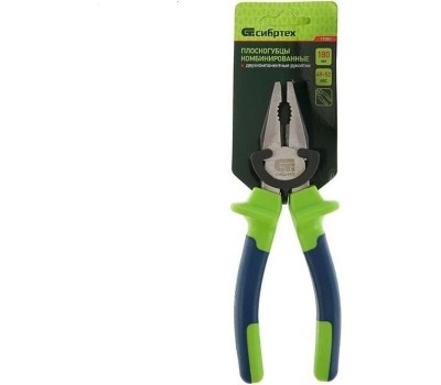 СИБРТЕХ комбинированные, 180 мм, двухкомпонентные рукоятки 17051