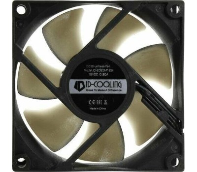 ID-COOLING Вентилятор NO-8025-SD 80мм, 3-pin, 2000об/мин, 21 дБ, черный, Ret