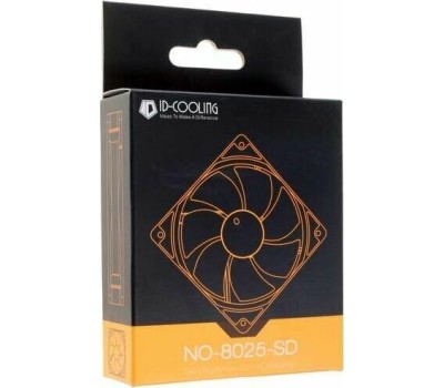 ID-COOLING Вентилятор NO-8025-SD 80мм, 3-pin, 2000об/мин, 21 дБ, черный, Ret
