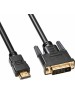 NONAME Кабель DVI HDMI (m) (прямой) - DVI-D (m) (прямой), круглое, 3м