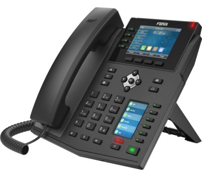 IP-телефон Fanvil X5U SIP телефон черн., с б/п