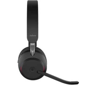 JABRA Гарнитура Evolve2 65 Link380c MS, для компьютера, накладные, Bluetooth, черный [26599-999-899]