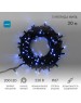NEON-NIGHT Гирлянда светодиодная Нить 20м 200 LED СИНИЙ черный каучук IP67 эффект мерцания соединяется 230В нужен блок 315-000