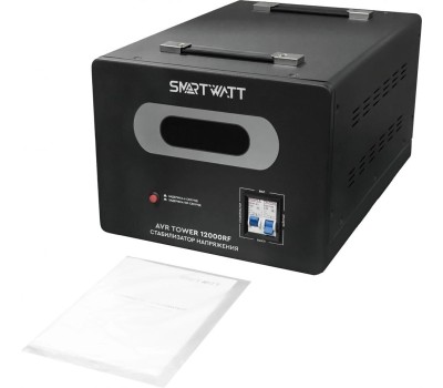 SMARTWATT Стабилизатор напряжения AVR Tower 12000RF черный [4512020370001]