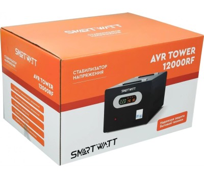 SMARTWATT Стабилизатор напряжения AVR Tower 12000RF черный [4512020370001]